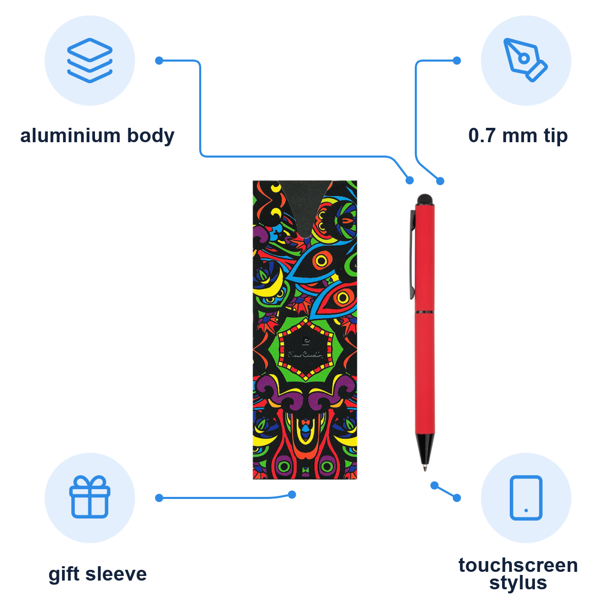 Pierre Cardin product infographic – B0101703IP3