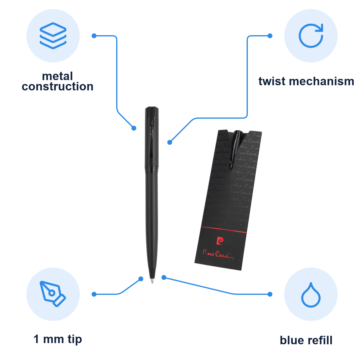 Pierre Cardin product infographic – B0102500IP3