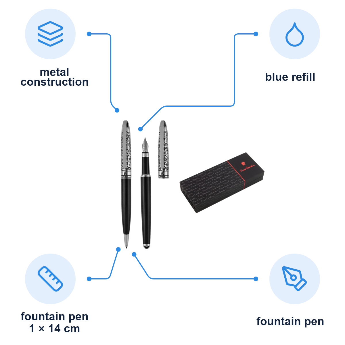 Pierre Cardin product infographic – B0200200IP3