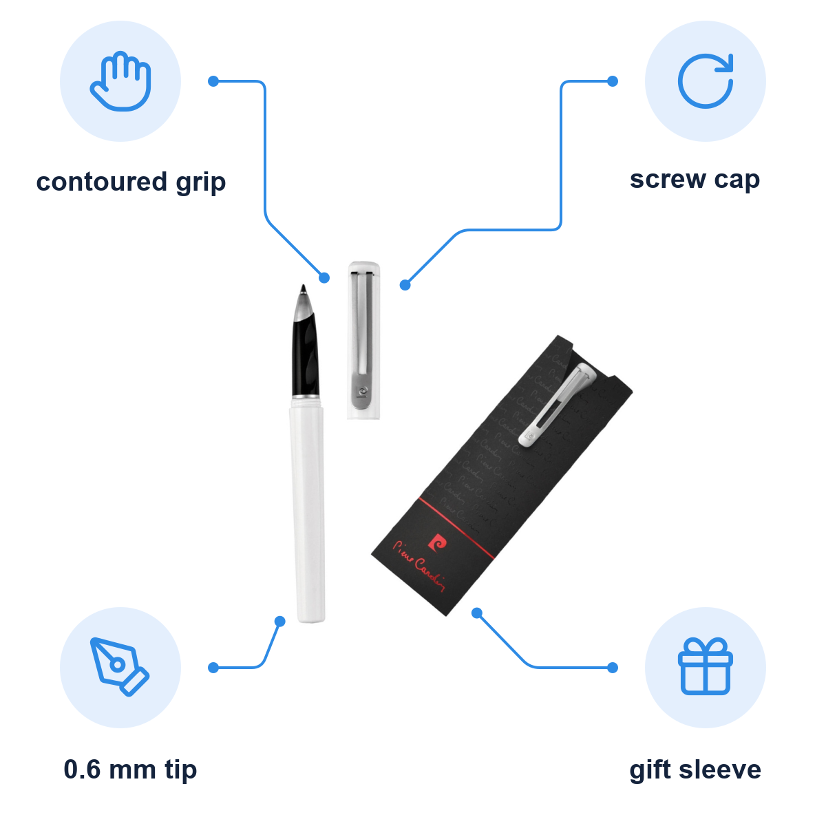 Pierre Cardin product infographic – B0300700IP3