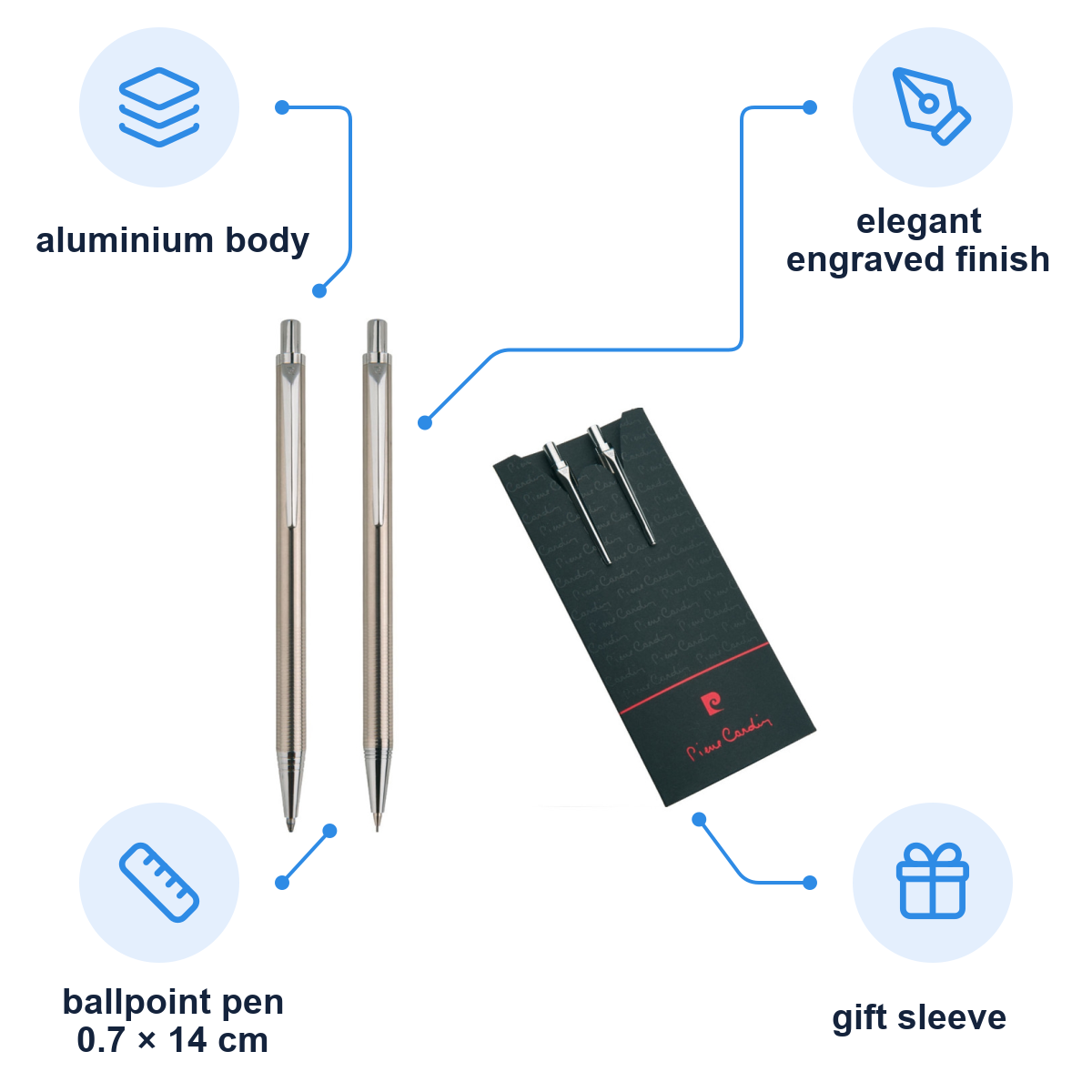 Pierre Cardin product infographic – B0400700IP3