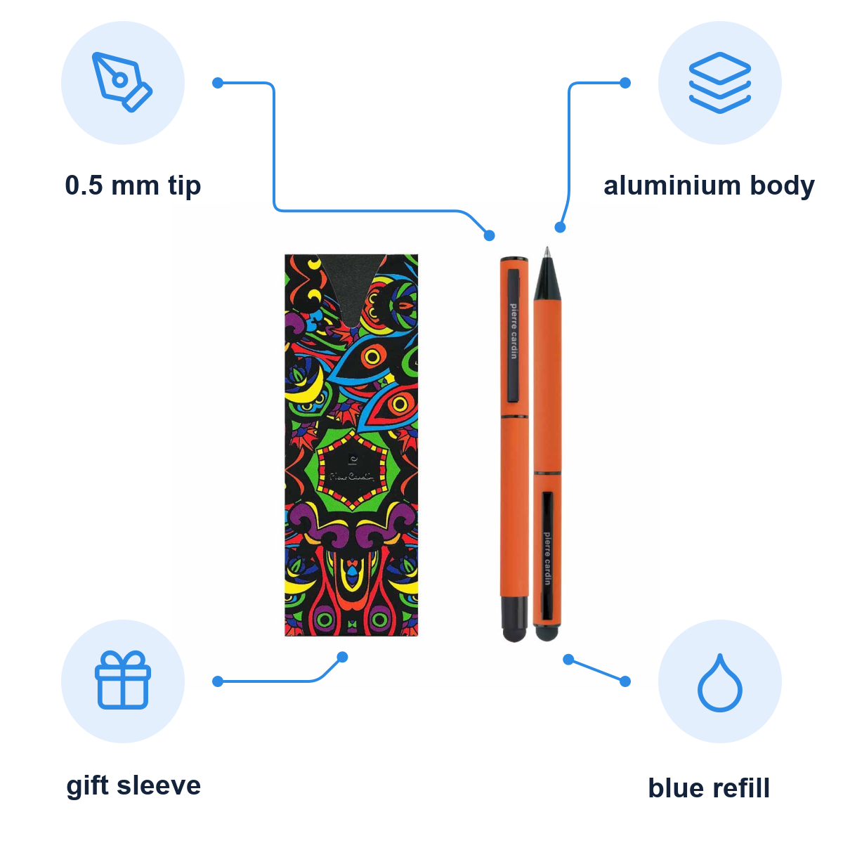 Pierre Cardin product infographic – B0401001IP3