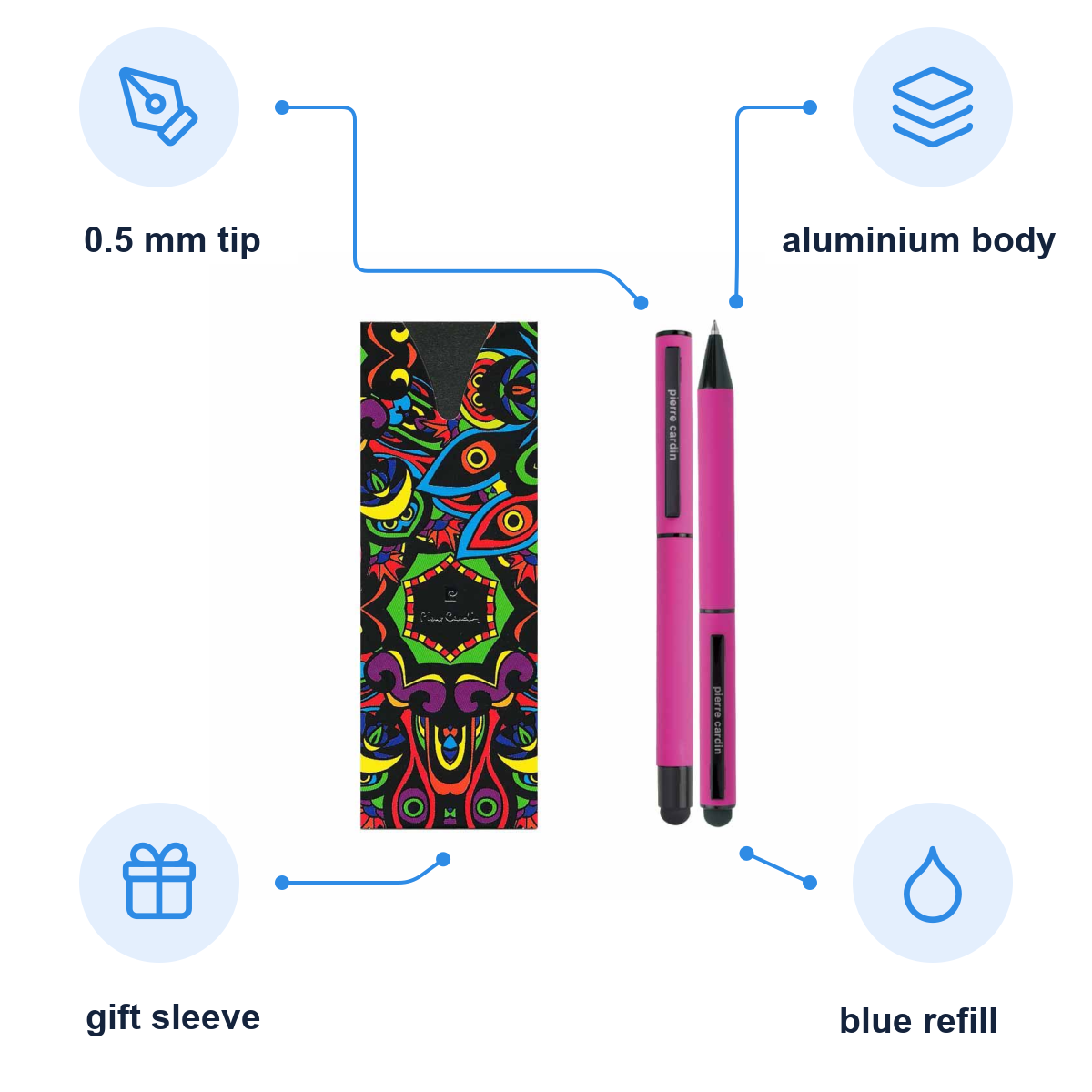 Pierre Cardin product infographic – B0401002IP3