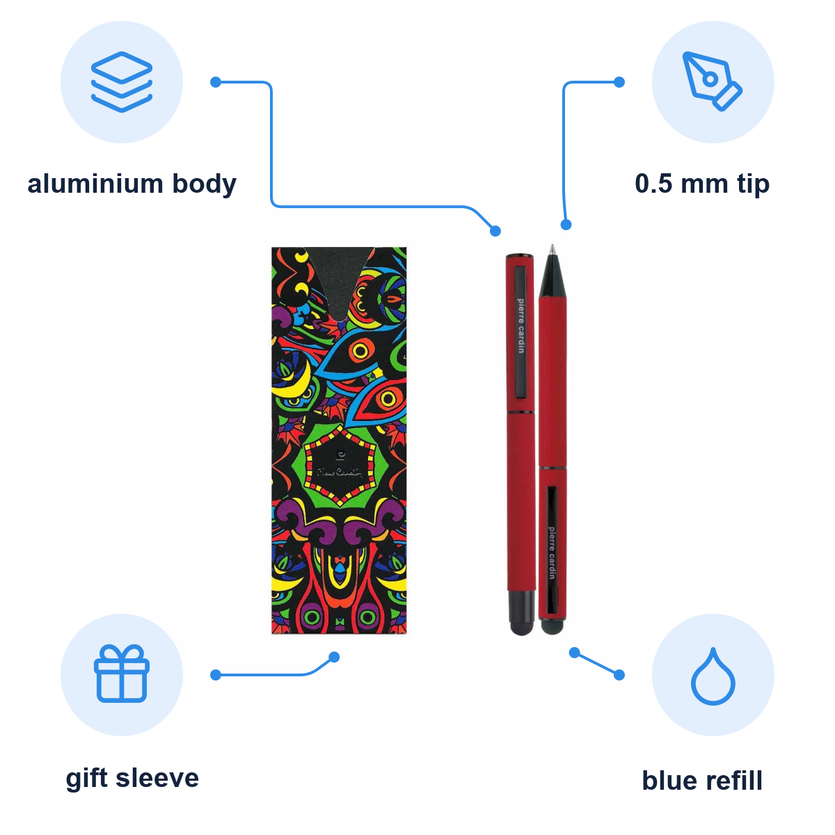 Pierre Cardin product infographic – B0401003IP3