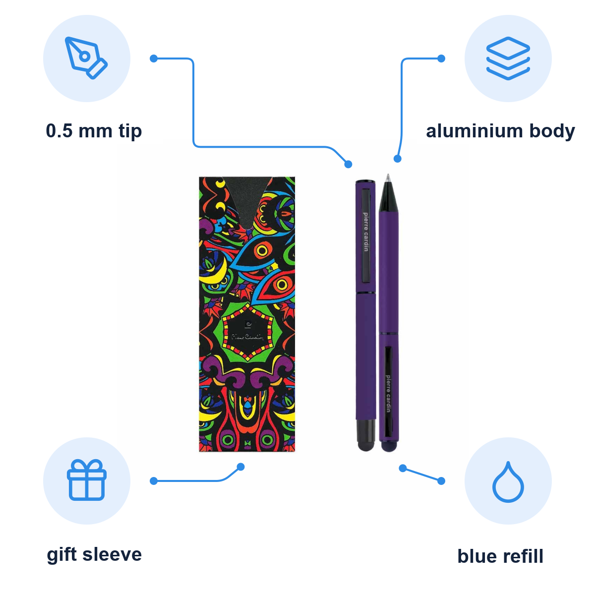Pierre Cardin product infographic – B0401004IP3