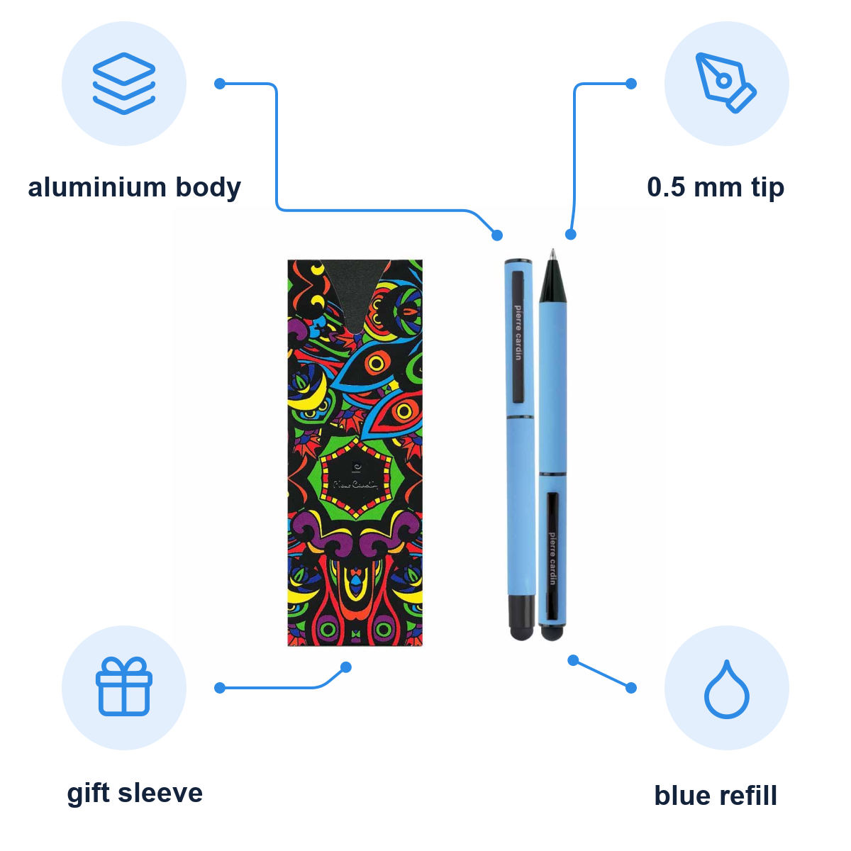 Pierre Cardin product infographic – B0401005IP3