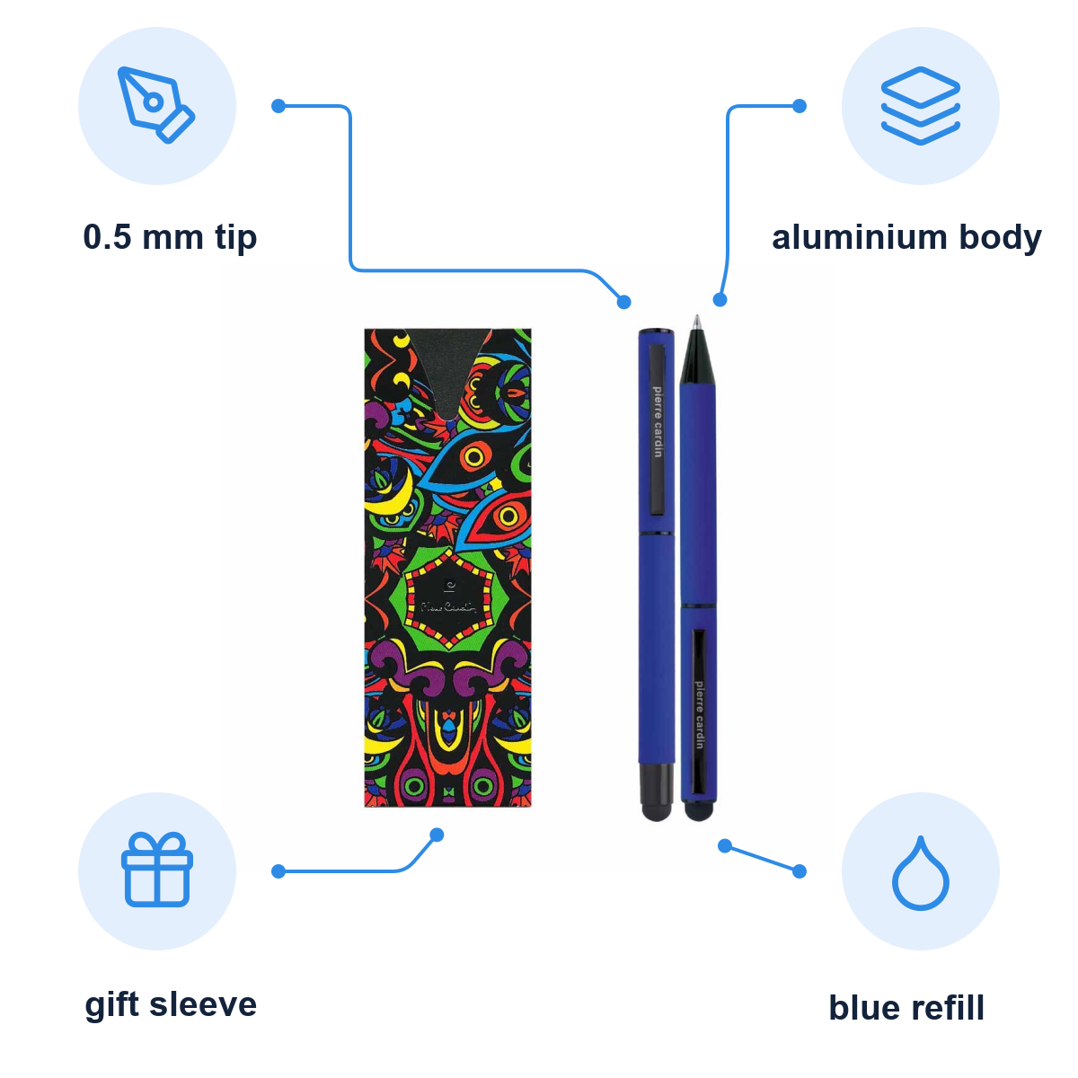 Pierre Cardin product infographic – B0401006IP3