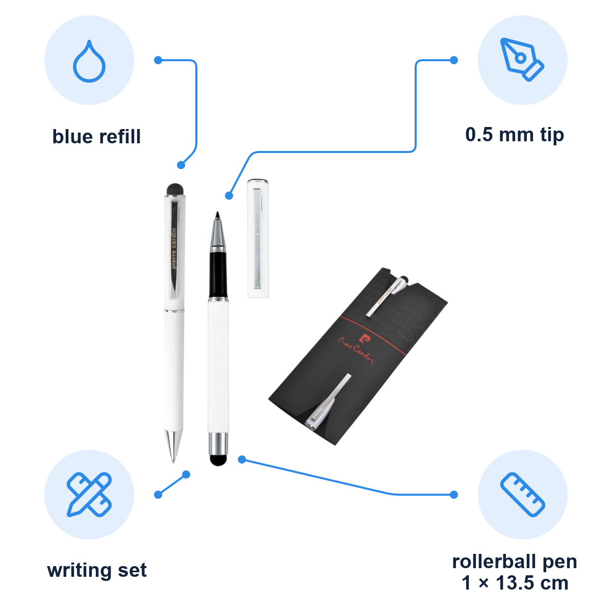 Pierre Cardin product infographic – B0401200IP3