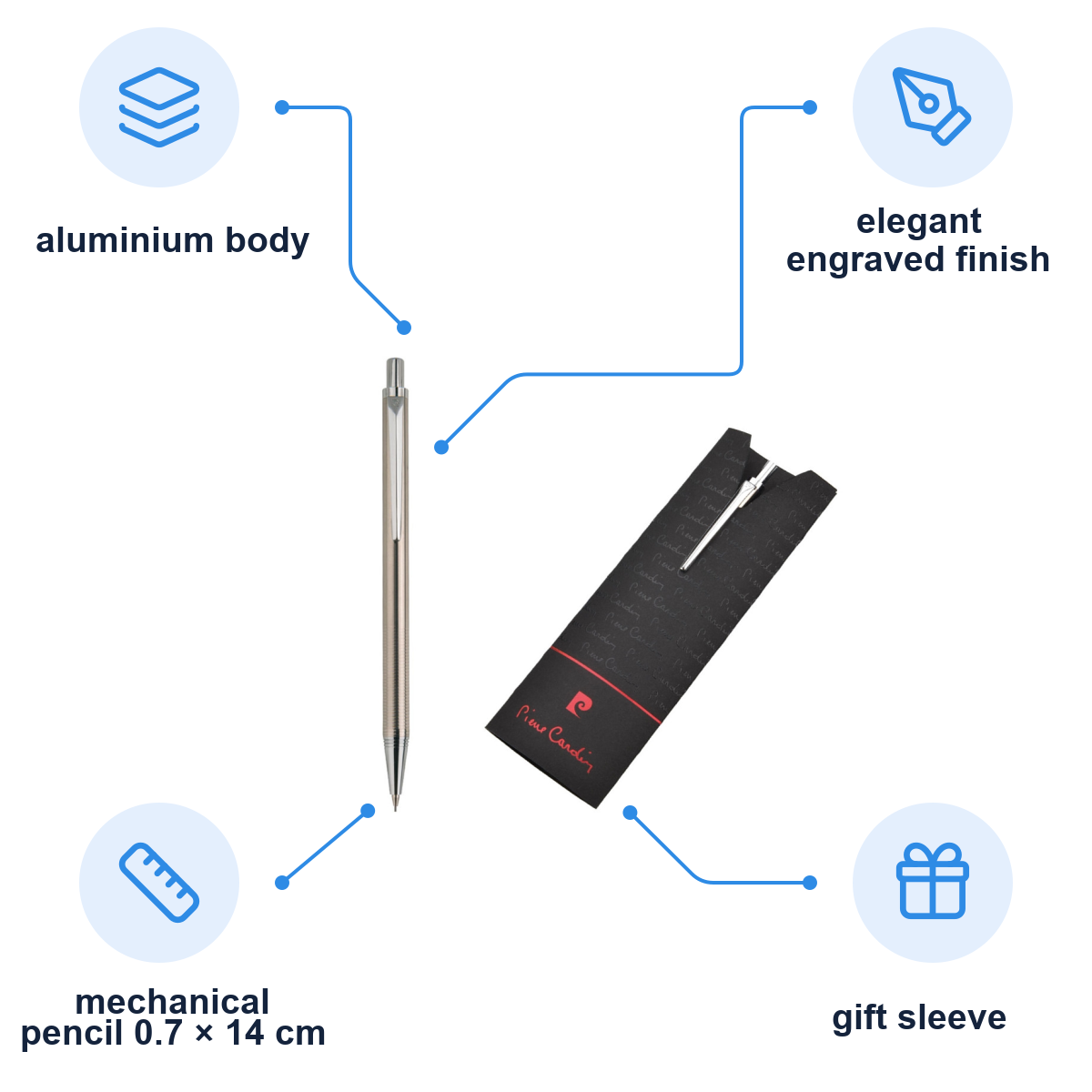 Pierre Cardin product infographic – B0500200IP3