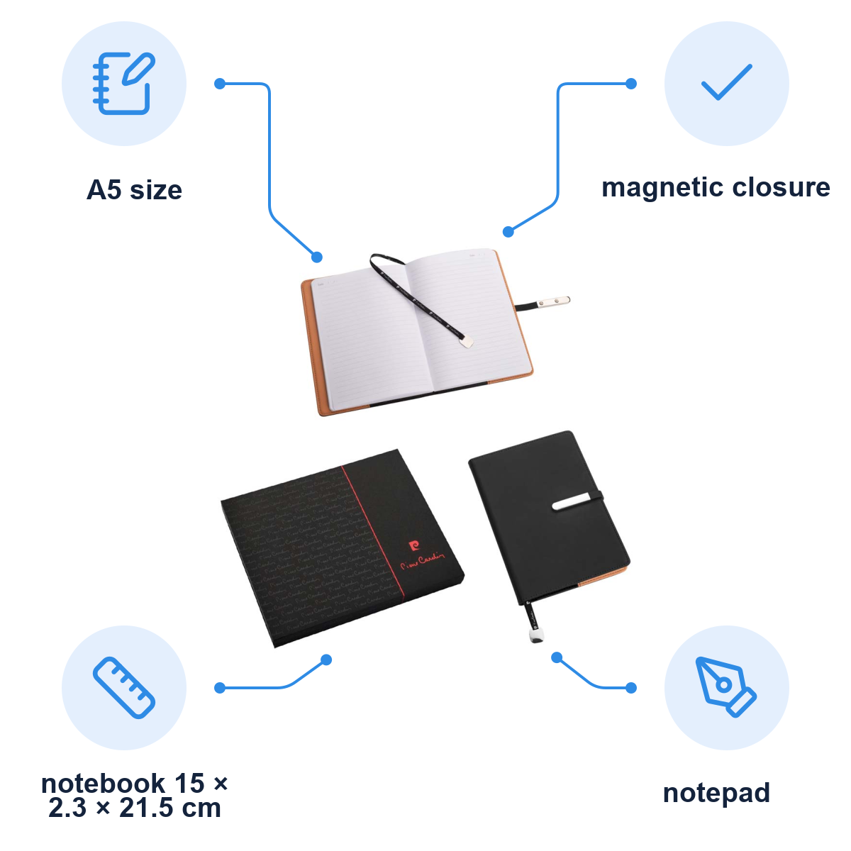 Pierre Cardin product infographic – B4016600IP3